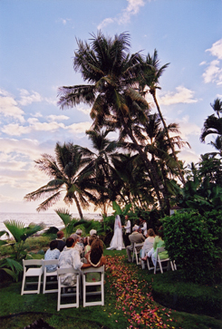 Maui Wedding ceremony by the sea