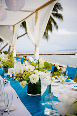 ocean wedding table